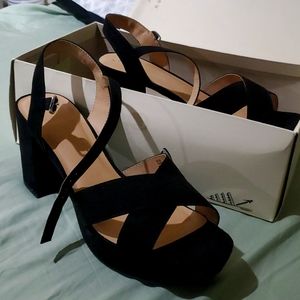 Black high heels